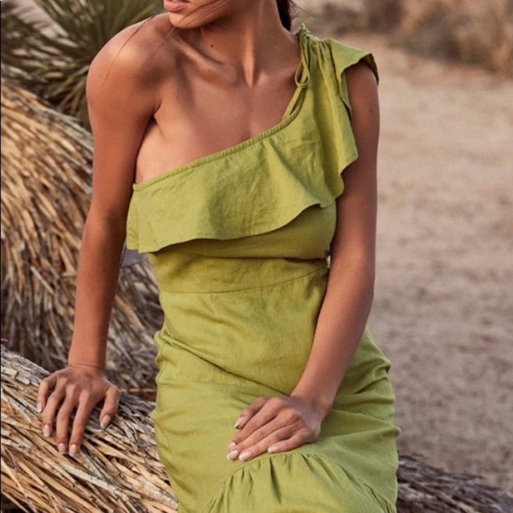 Adorable Spring Lime Green Dress